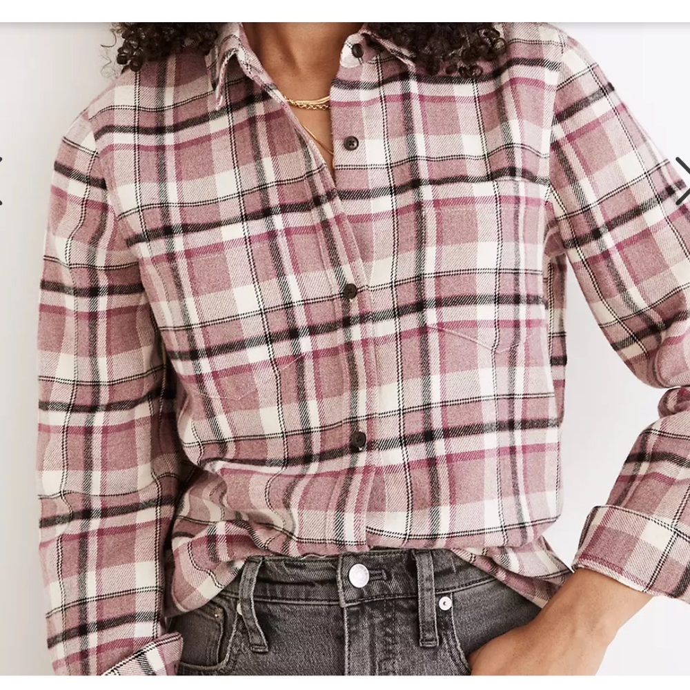 Madewell class ex-boyfriend shirt